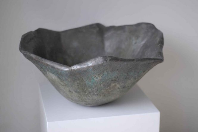 Bronze basin, halchimia, bronze, 40 cm