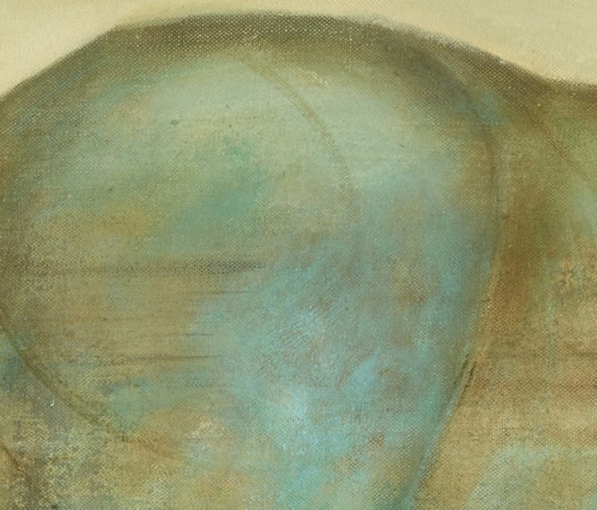 Unexpected (detail), acrylic on canvas